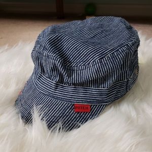 Infant train conductor hat